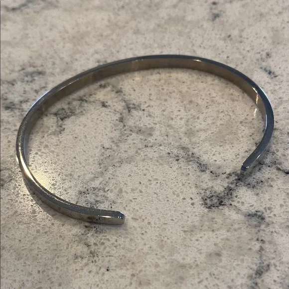 MantraBand Bracelets Inspirational Silver Cuff Bracelet Set - Picture 6 of 6